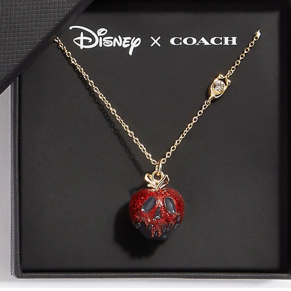 Coach x Disney Poison Apple Necklace NWT - Picture 2 of 5